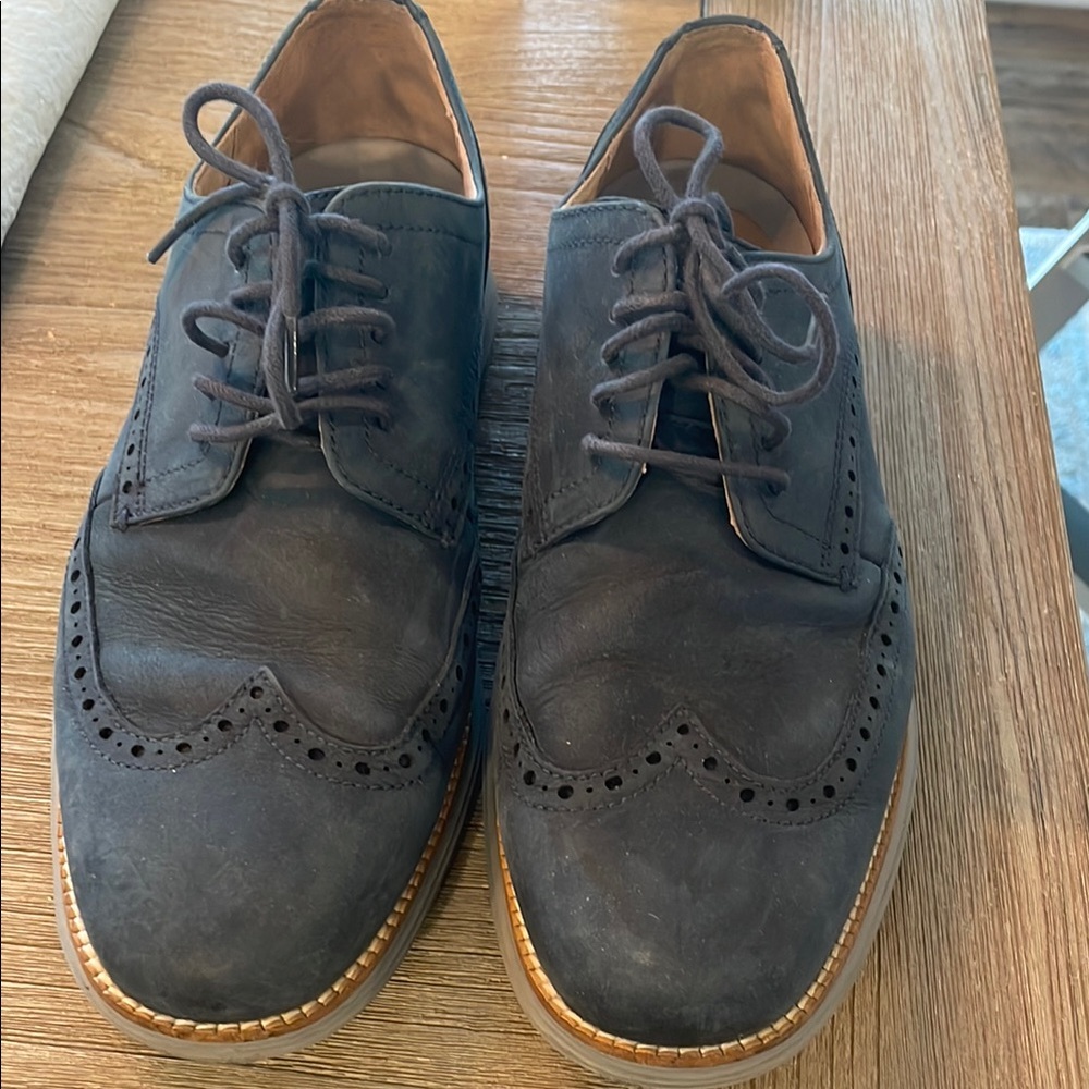 Cole Haan- navy leather shoes
